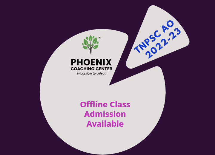 TNPSC AO Exam 2022-23 Offline Class Admission available