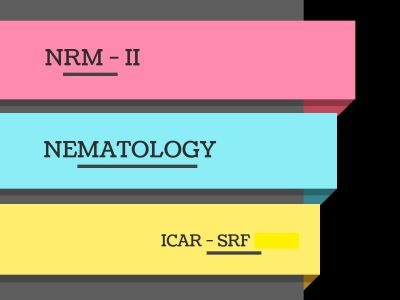ICAR - SRF 2022 Crop Science II >> Nematology